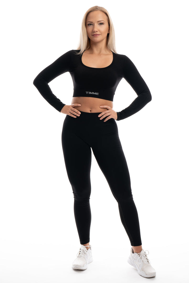 Crop top s dlouhým rukávem Seamless Skin 2.0 TIMME