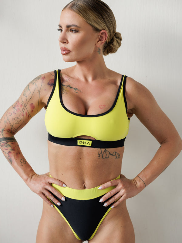 D.N.A Swimsuit Top - Pink Lemon